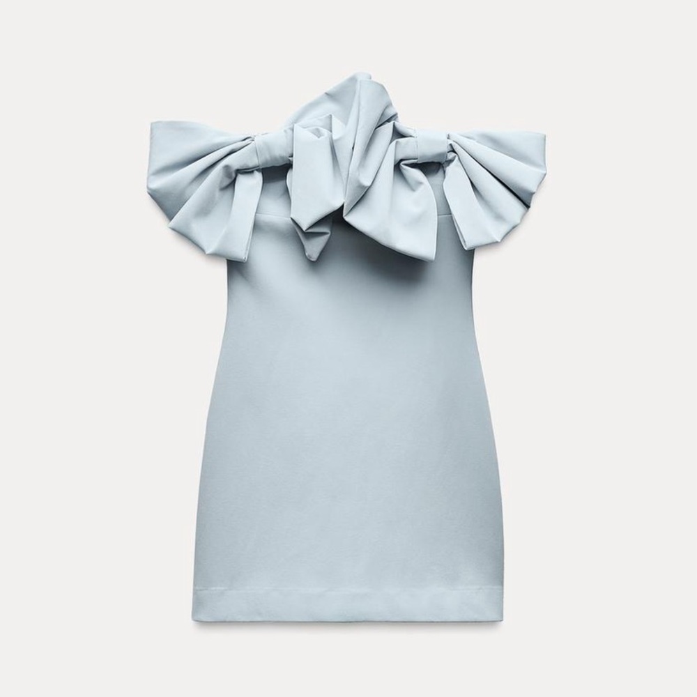 Zara strapless bow dress - Picture 2 of 5